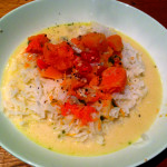 Coconutty Butternut Squash with Rice Food & Drink