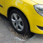 Pothole and Pavement letters Health and Environment