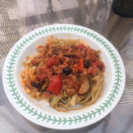 Yellow Granny’s Mediterranean Pork Tagliatelle Food & Drink