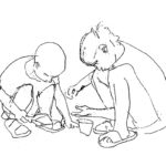 Drawing Life’s No-tech Solution to the Covid-19 Lockdown Arts