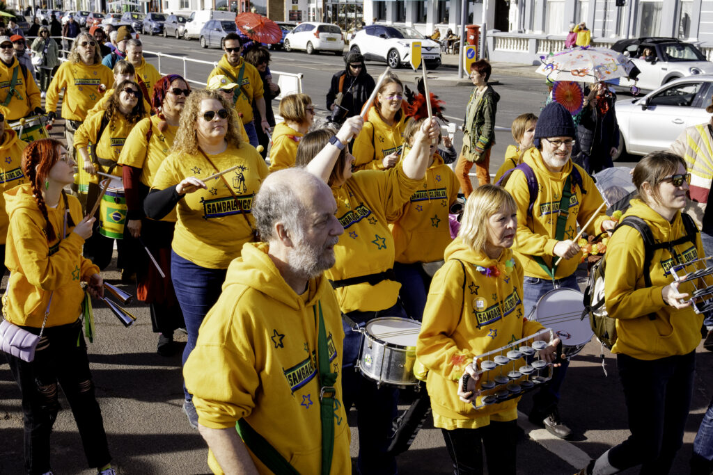 Sambalanco at the Umbrella Parade by Sara Louise Bowrey