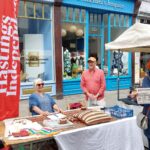 Street Market Greets Visitors Community